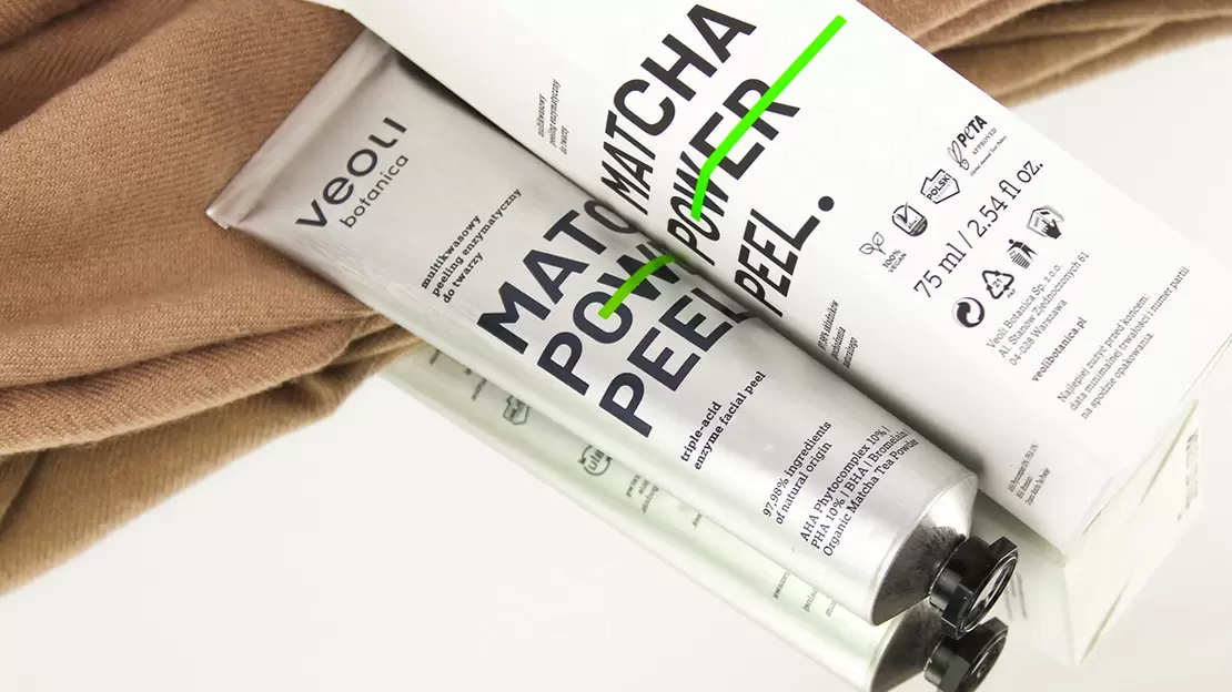Multikwasowy peeling enzymatyczny MATCHA POWER PEEL