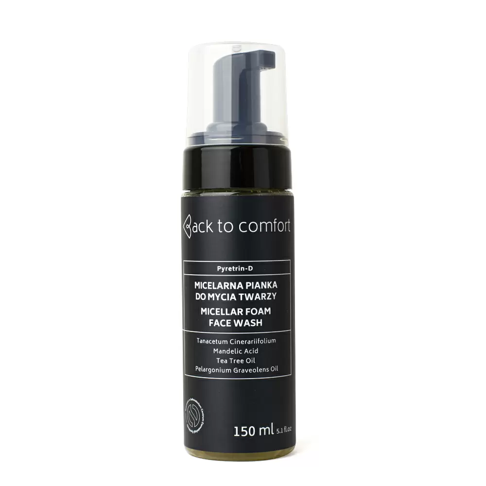 Micelarna pianka do mycia twarzy Pyretrin-D | Back to comfort