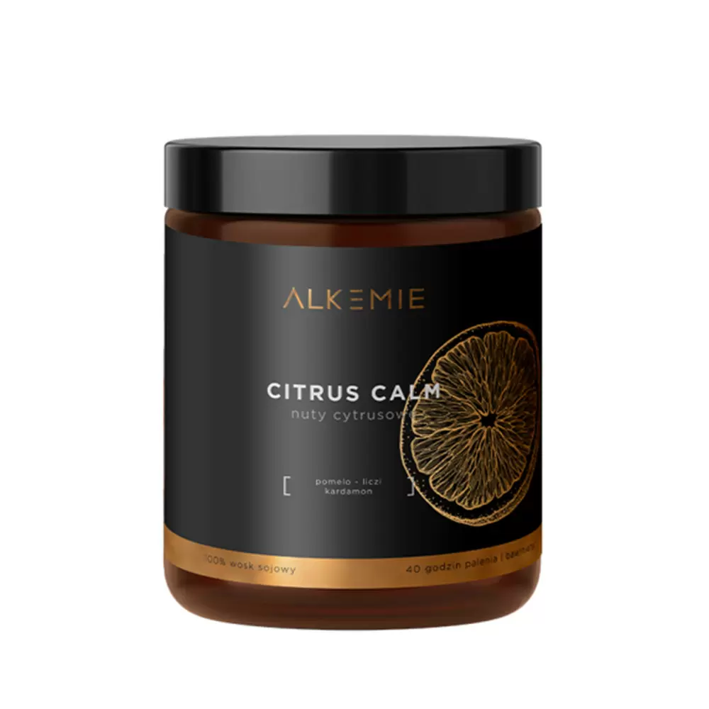 Świeca sojowa Citrus Calm | Alkmie