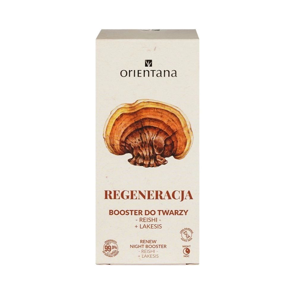 Booster Regenerujący Reishi i Fioletowy Ryż na noc | Orientana