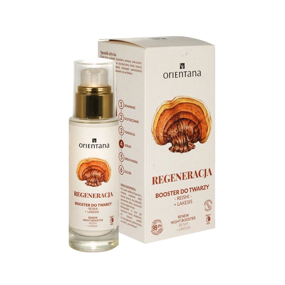 Booster Regenerujący Reishi i Fioletowy Ryż na noc | Orientana