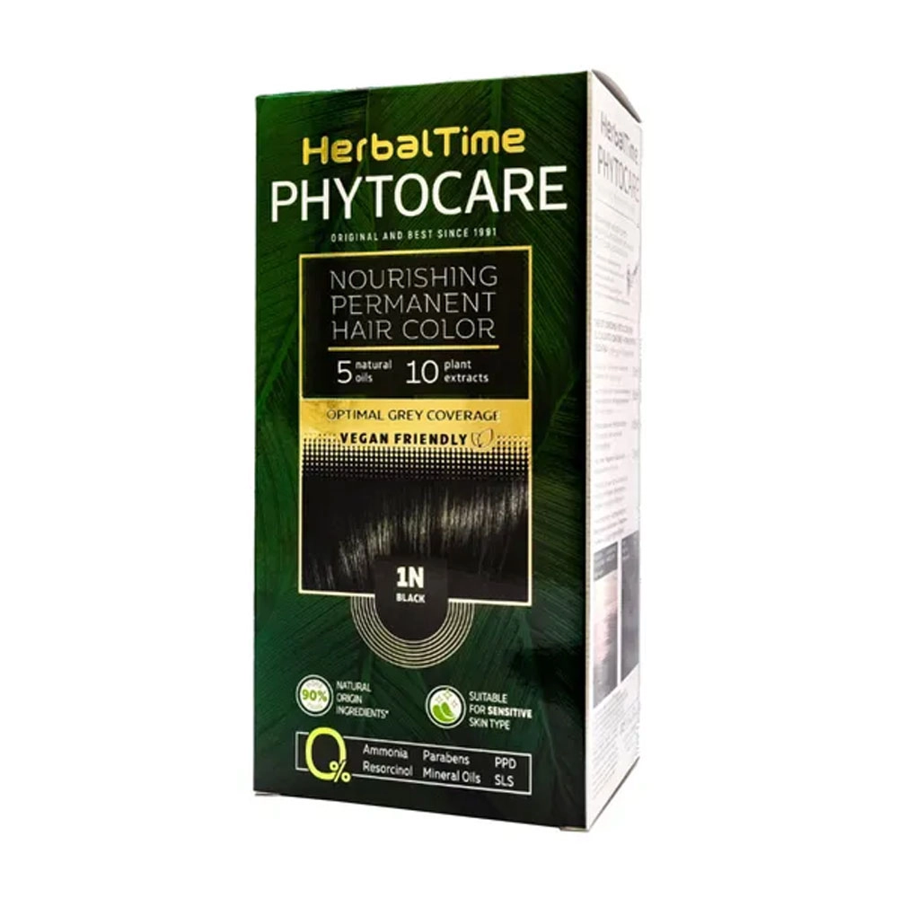 Farba do włosów 1N Black | Herbal Time