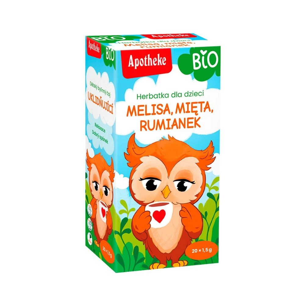 Herbatka dla dzieci Melisa, Mięta i Rumianek | Apotheke