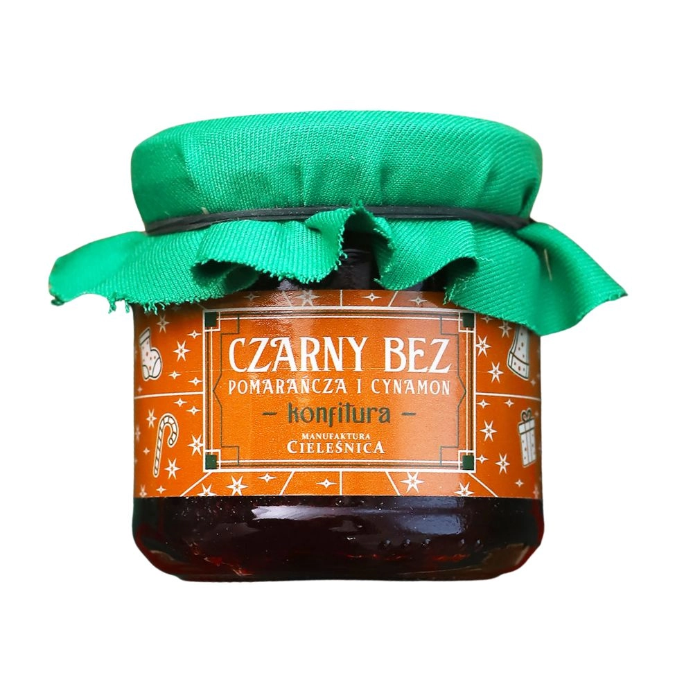 Konfitura świąteczna - Czarny bez z pomarańczą | Manufaktura Cieleśnica