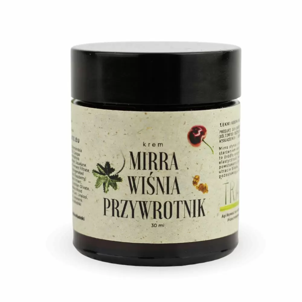 Krem do twarzy mirra wiśnia przywrotnik | Trawiaste