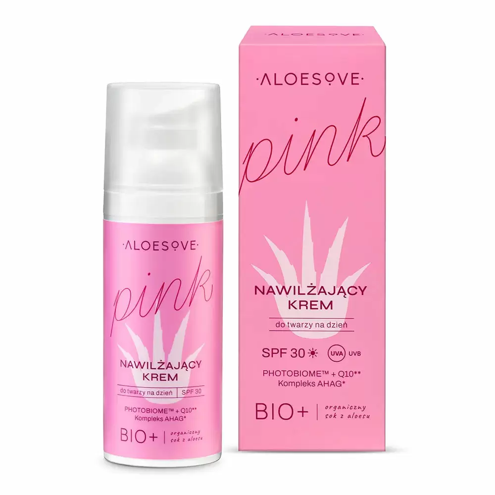 Krem nawilżający do twarzy SPF30 ALOESOVE PINK | Aloesove