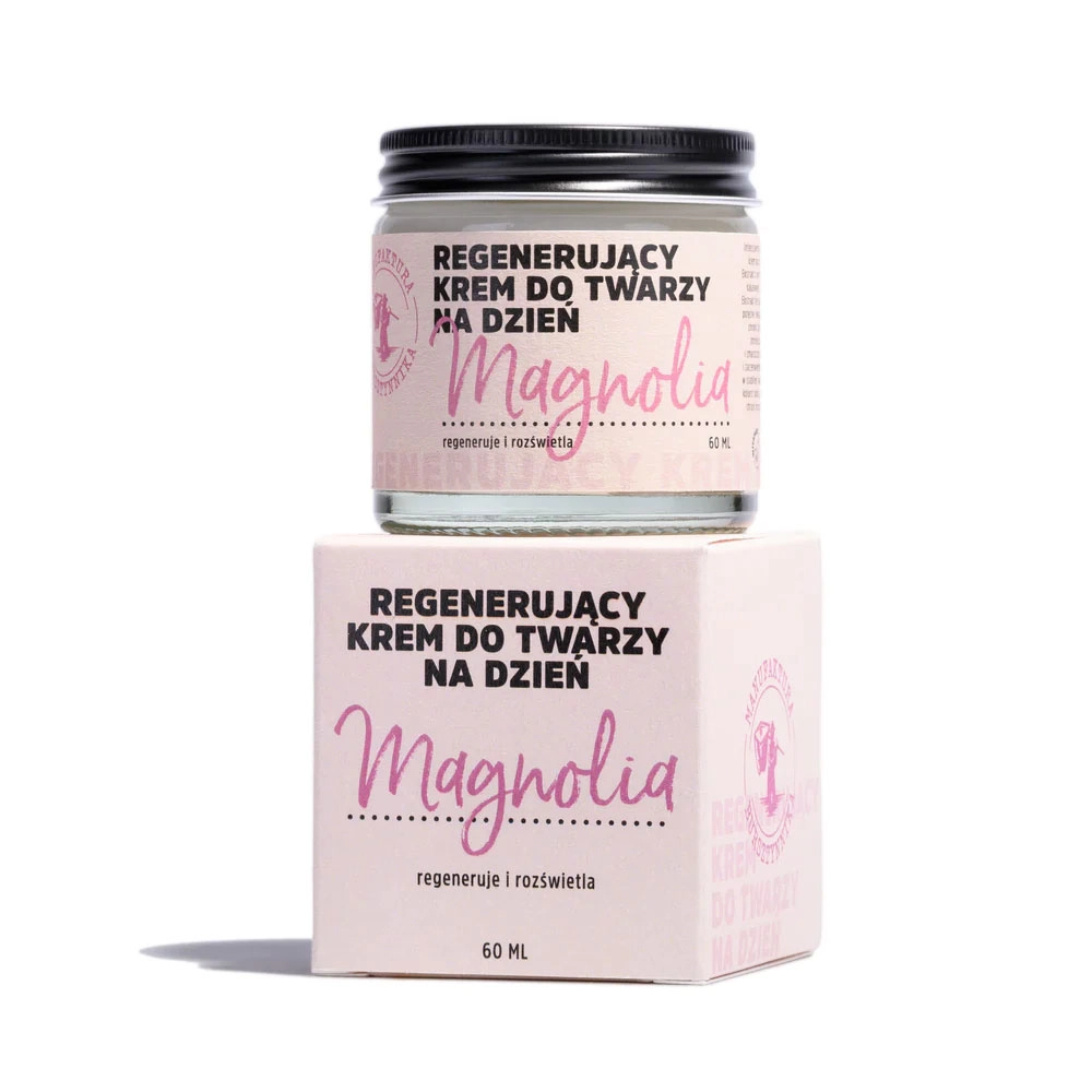Krem regenerujący na dzień Magnolia | Manufaktura Bursztynnika