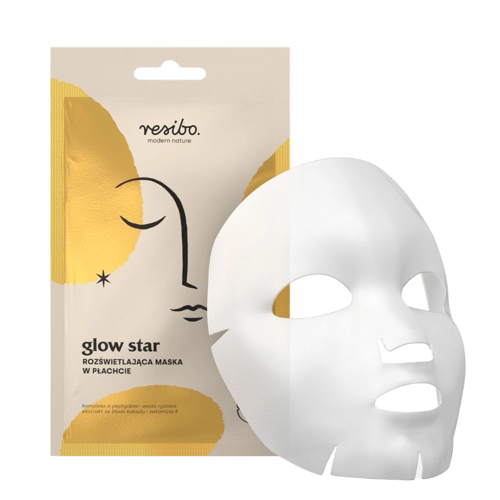 Maska w płachcie Glow Star | Resibo