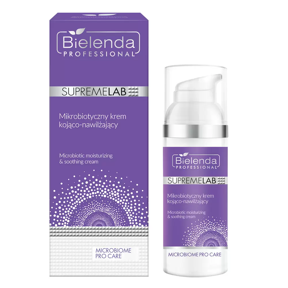 Mikrobiotyczny krem kojąco-nawilżający SUPREMELAB Microbiome Pro Care | Bielenda Professional