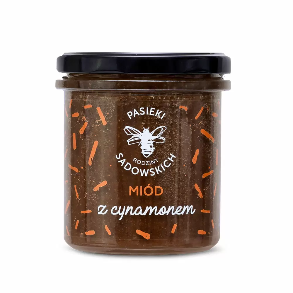 Miód z cynamonem | Pasieki Rodziny Sadowskich