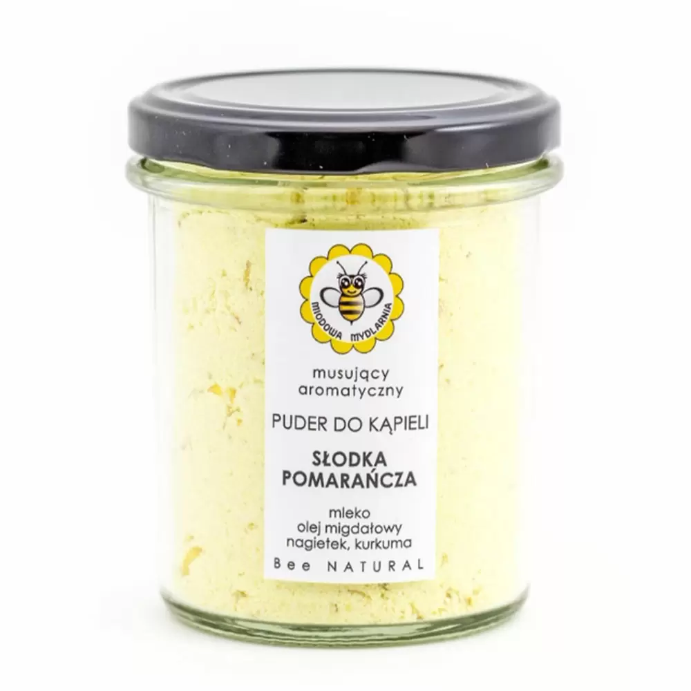 Puder do kąpieli Słodka Pomarańcza | Miodowa Mydlarnia
