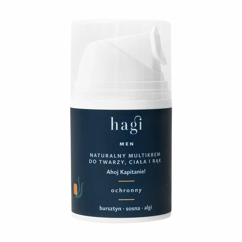 Multikrem do twarzy, rąk i ciała dla mężczyzn Ahoj Kapitanie! | Hagi Cosmetics