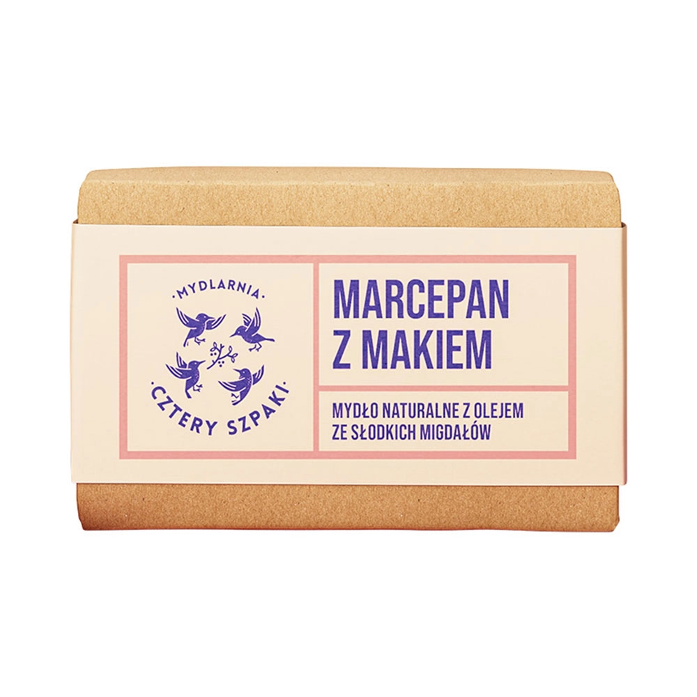 Mydło Marcepan z makiem | Cztery Szpaki