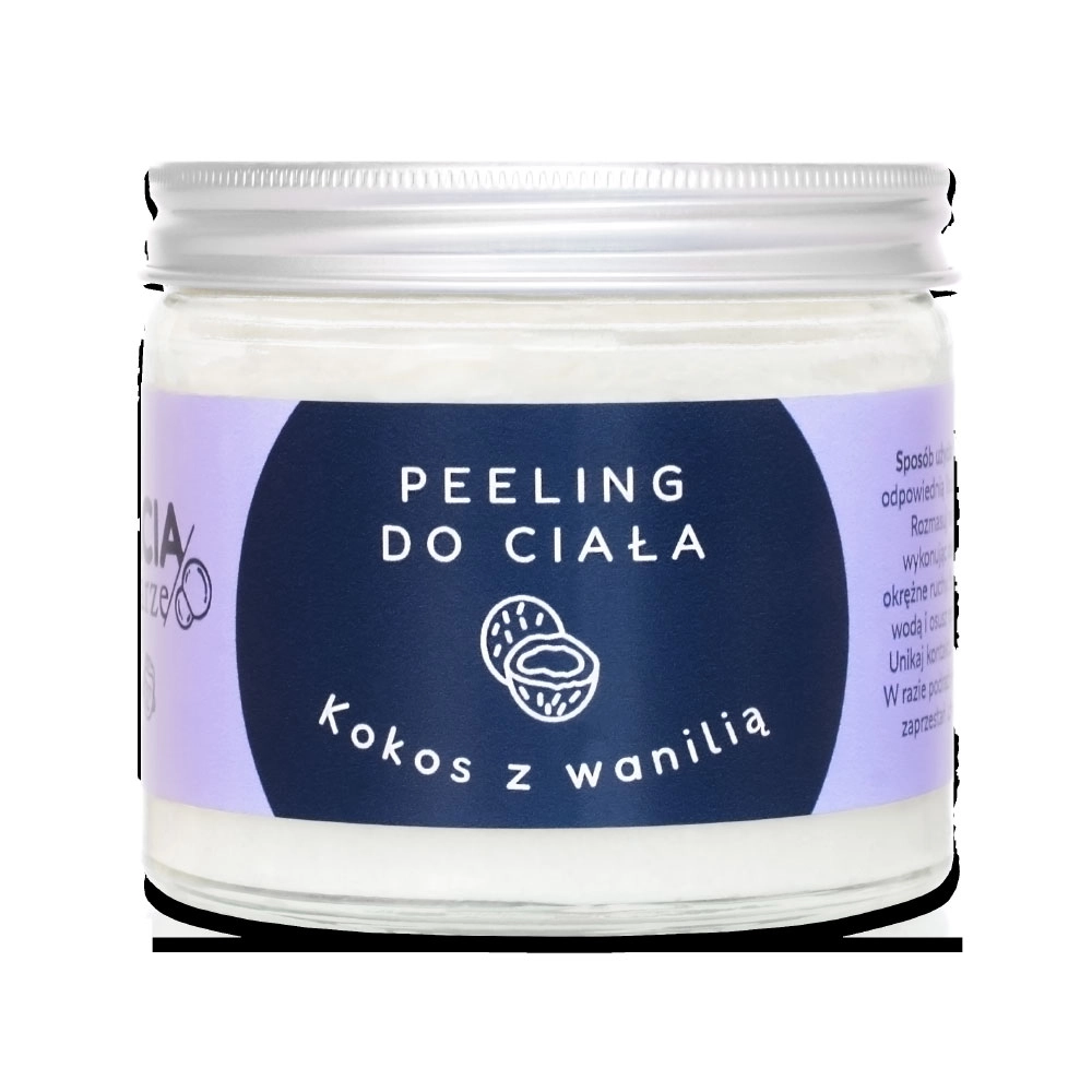 Naturalny peeling solny Kokos z wanilią | Bracia Mydlarze