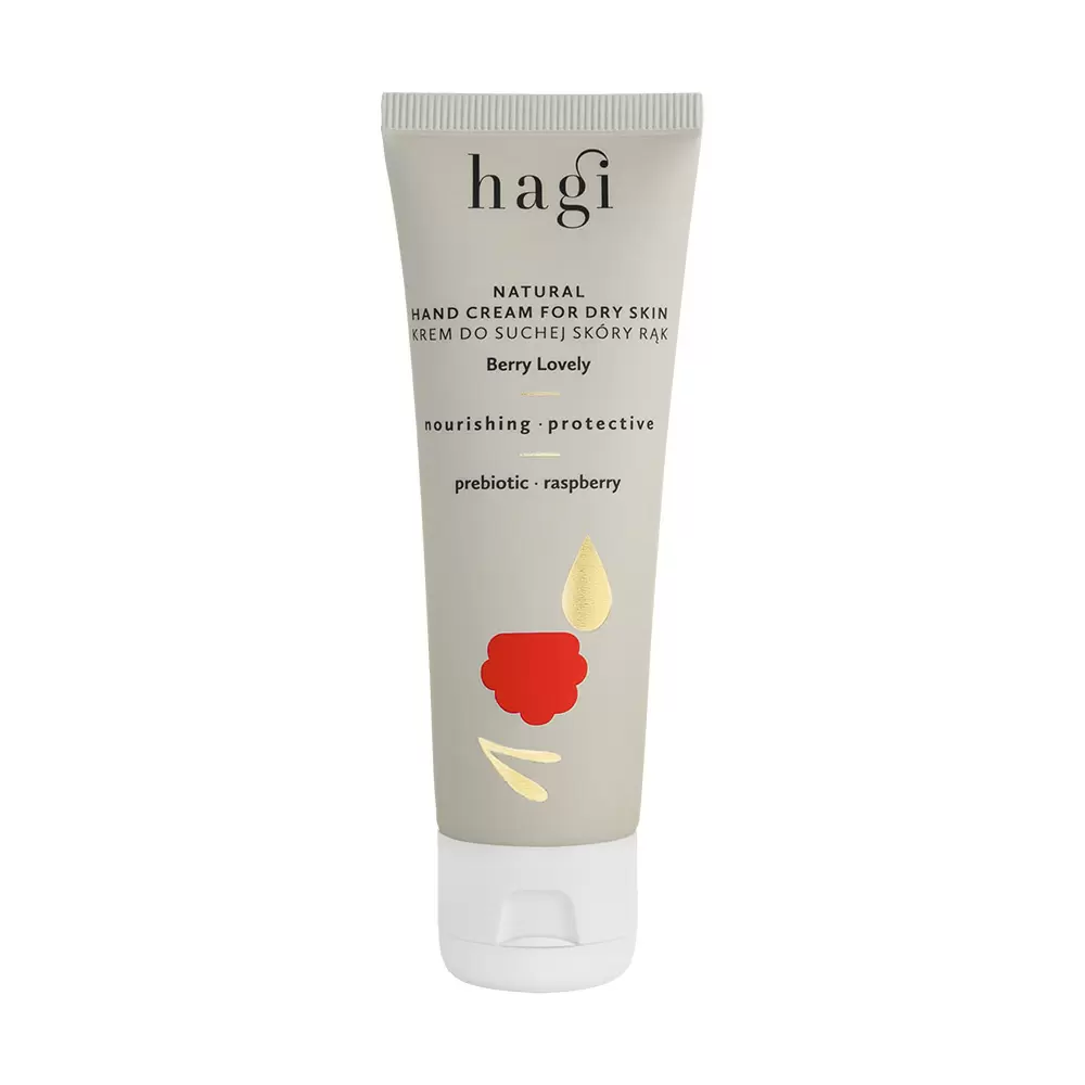 Ochronny krem do rąk i paznokci Malinowy Chruśniak | Hagi Cosmetics