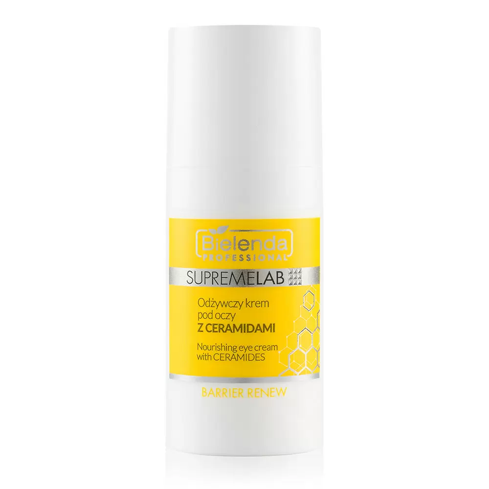 Odżywczy krem pod oczy z ceramidami Supremelab Barrier Renew | Bielenda Professional