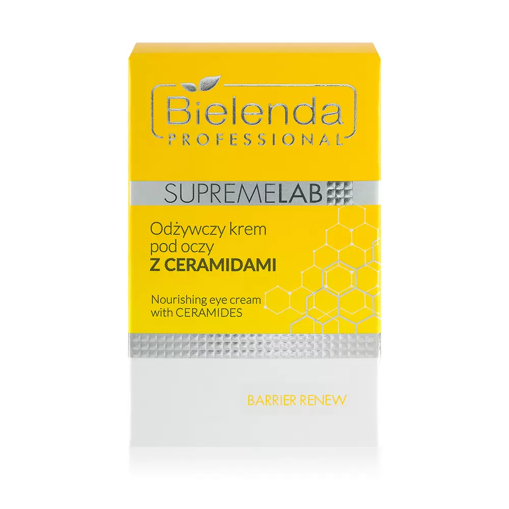 Odżywczy krem pod oczy z ceramidami Supremelab Barrier Renew | Bielenda Professional