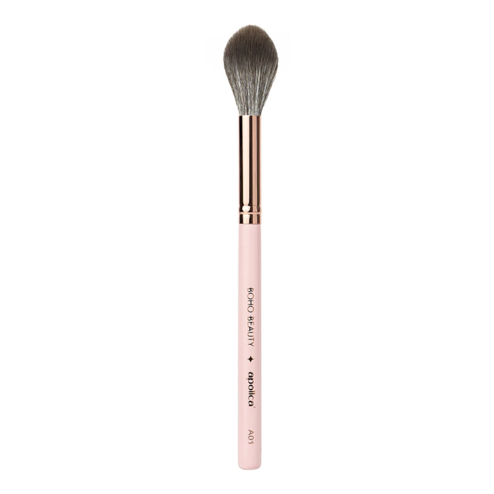 Pędzel do rozświetlacza BOHO X APOLLCA A01 | Boho Beauty
