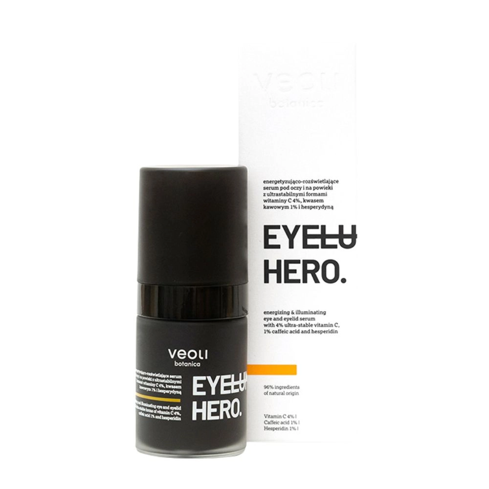 Serum energetyzująco - rozświetlające pod oczy i na powieki Eyeluminate Hero | Veoli Botanica