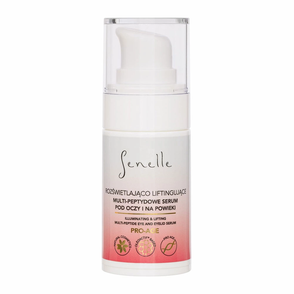 Serum multi - peptydowe rozświetlająco - liftingujące pod oczy i na powieki | Senelle Cosmetics