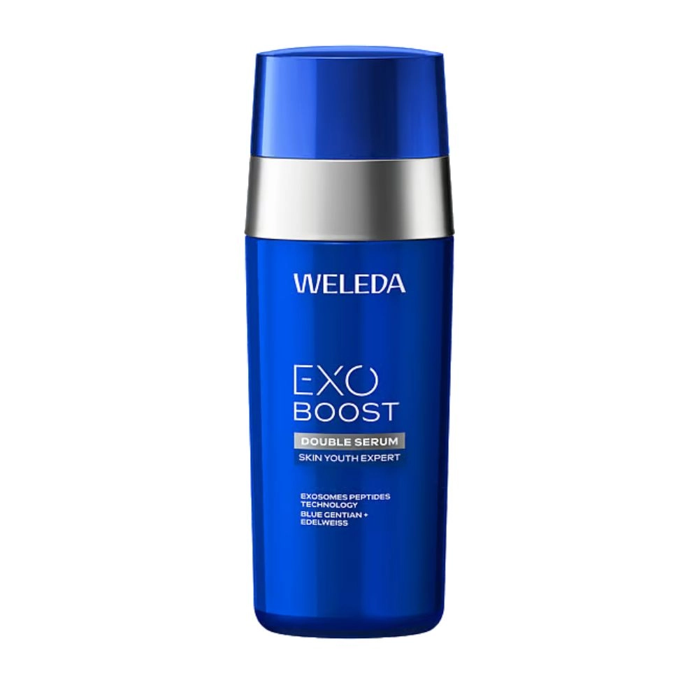 Serum podwójne Exo Boost  z goryczką letnią i szarotką alpejską | Weleda