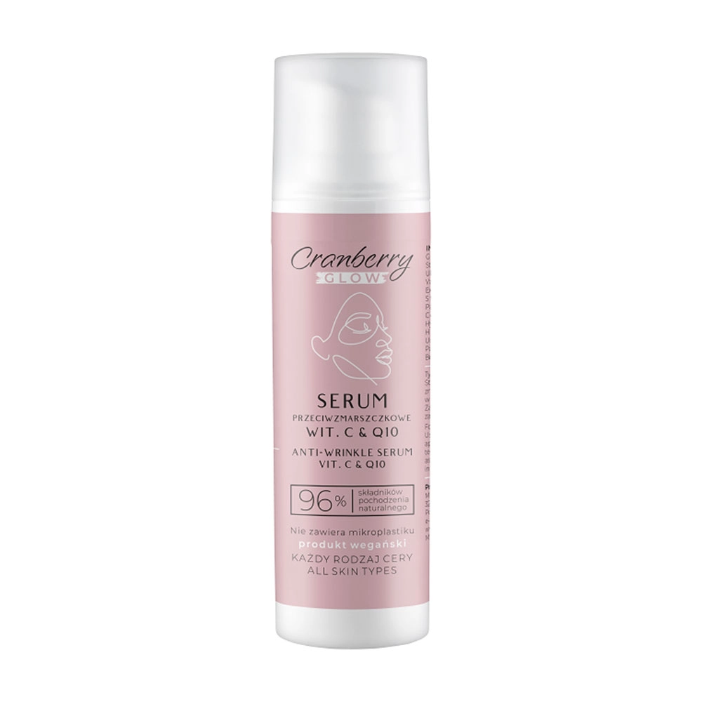 Serum przeciwzmarszczkowe z witaminą C i koenzymem Q10 | Cranberry Glow
