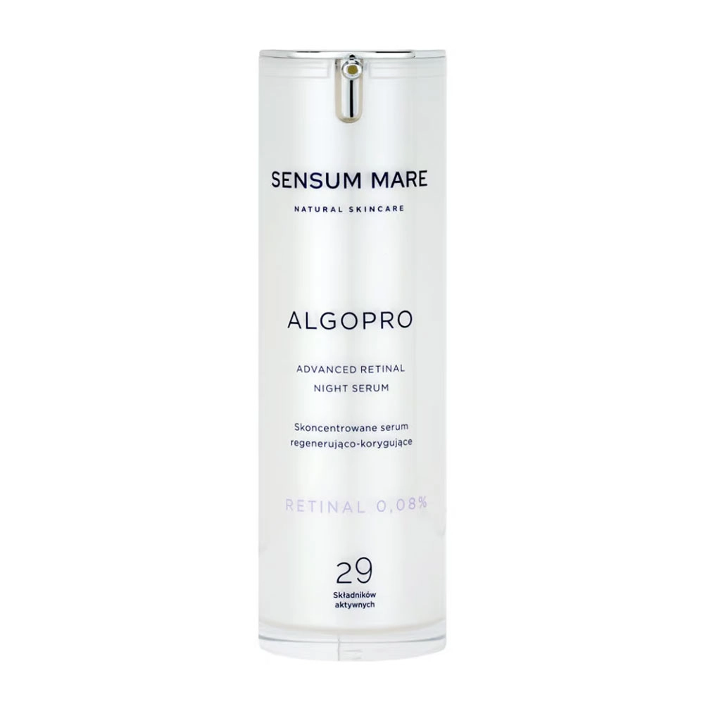 Serum regenerująco - korygujące z retinalem 0,08% i kompleksem fosfo-ceramidowym ALGOPRO | Sensum Mare