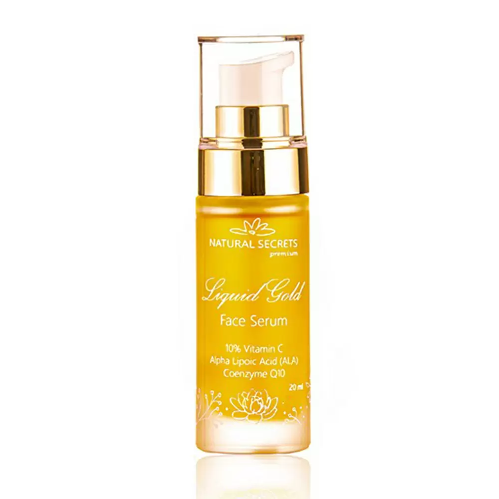 Serum rewitalizujące Liquid Gold z 10% wit. C | Natural Secrets
