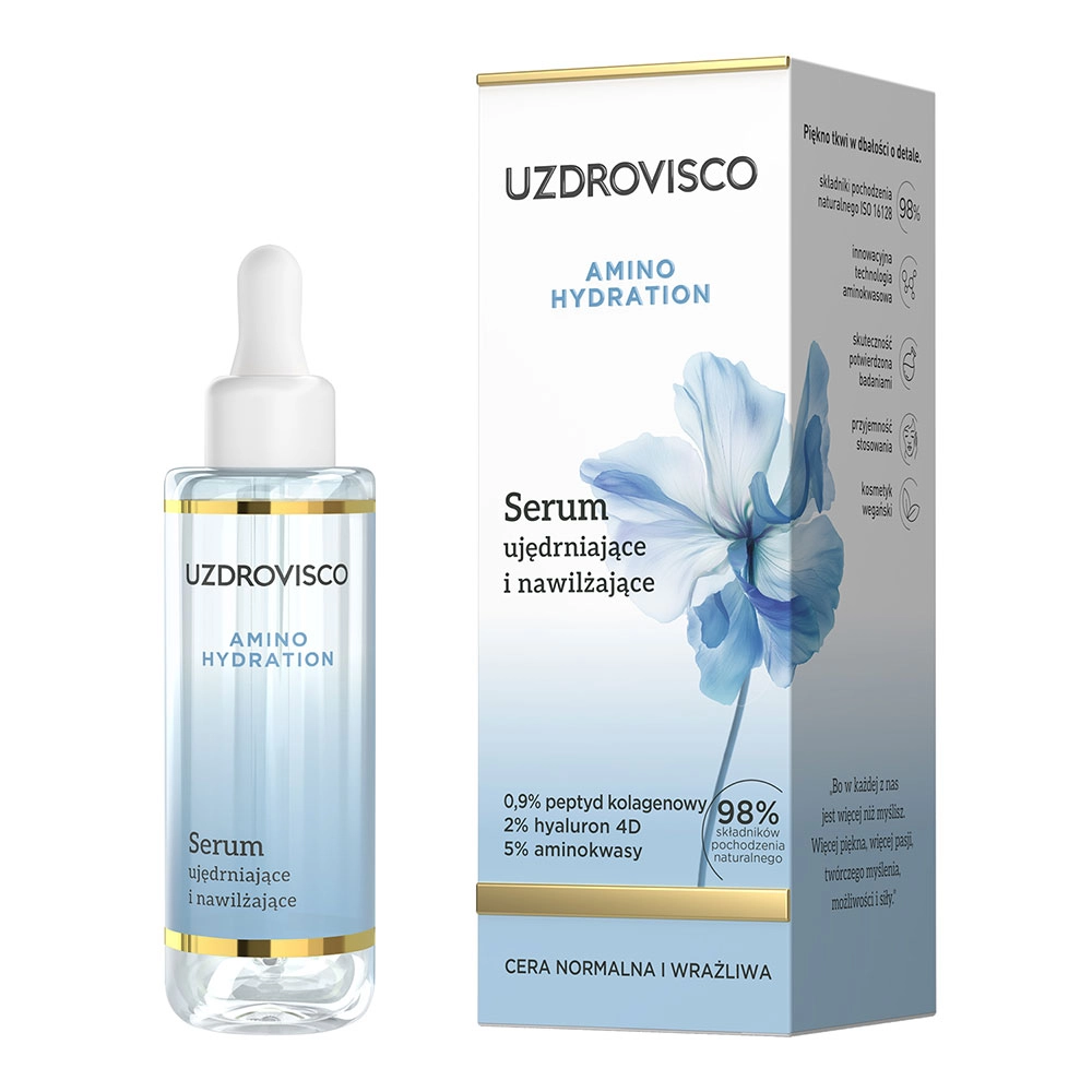 Serum ujędrniające i nawilżające do twarzy Amino Hydration | Uzdrovisco