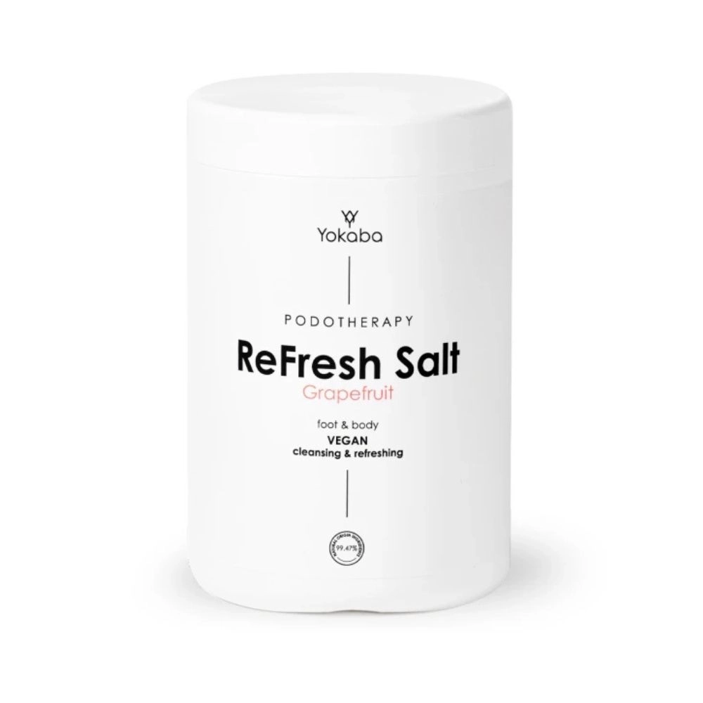 Sól do stóp i kąpieli myjąco odświeżająca Grapefruit ReFresh Salt | Yokaba