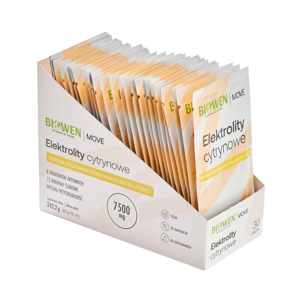Suplement diety - Elektrolity Cytrynowe | Biowen