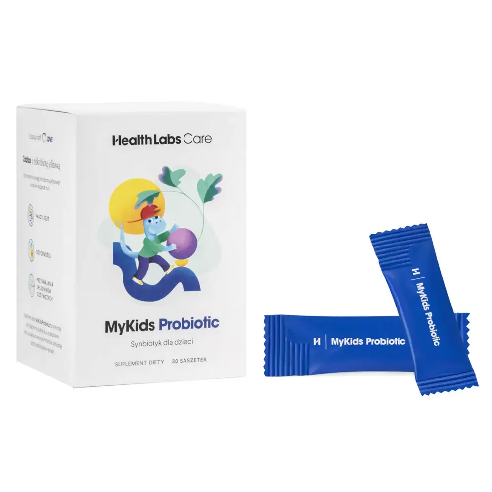 Suplement diety który wspiera mikrobiotę jelitową dzieci - MyKids Probiotic | Health Labs Care