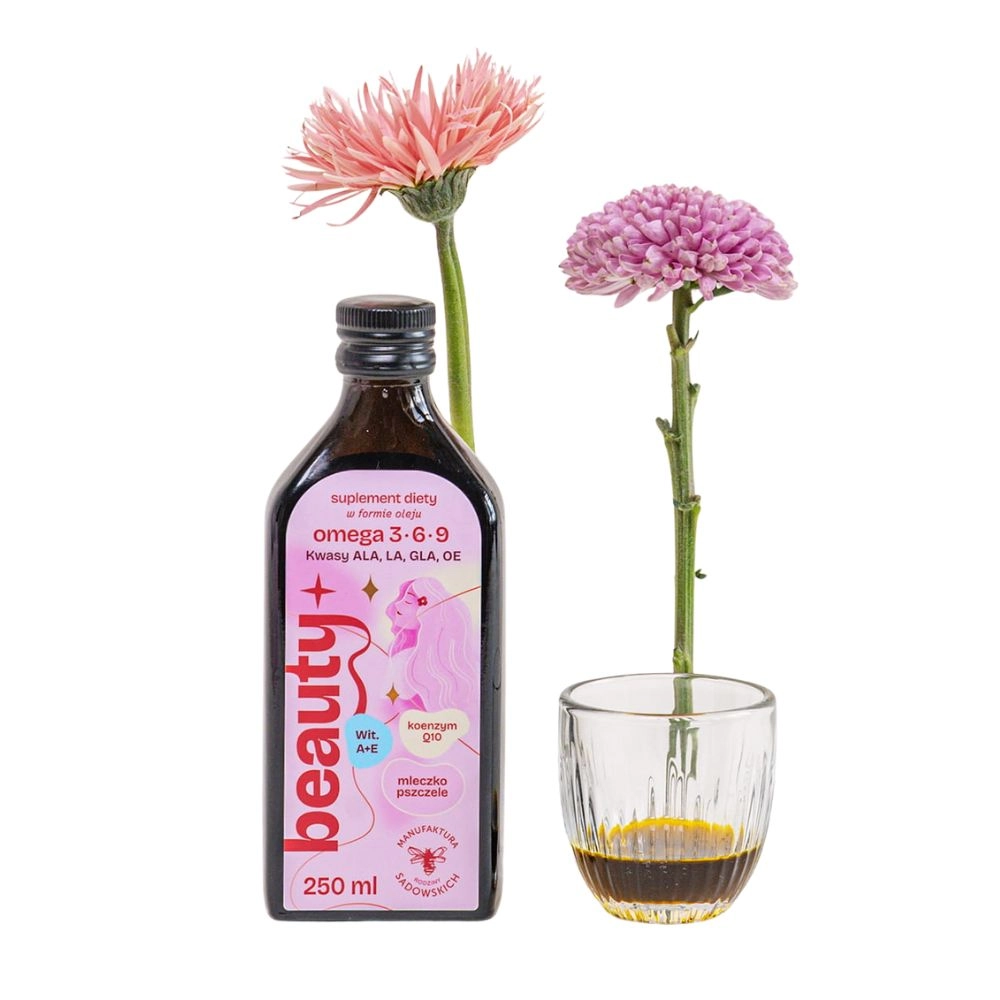 Suplement diety - Olej Beauty+ (Kwasy Omega 3-6-9) | Pasieki Rodziny Sadowskich