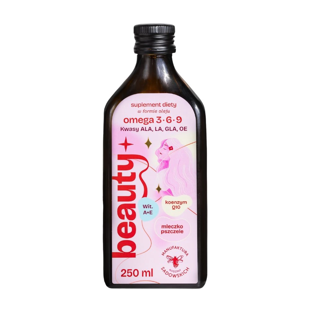 Suplement diety - Olej Beauty+ (Kwasy Omega 3-6-9) | Pasieki Rodziny Sadowskich