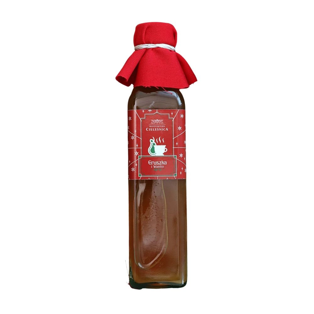 Syrop gruszka z wanilią Świąteczny | Manufaktura Cieleśnica