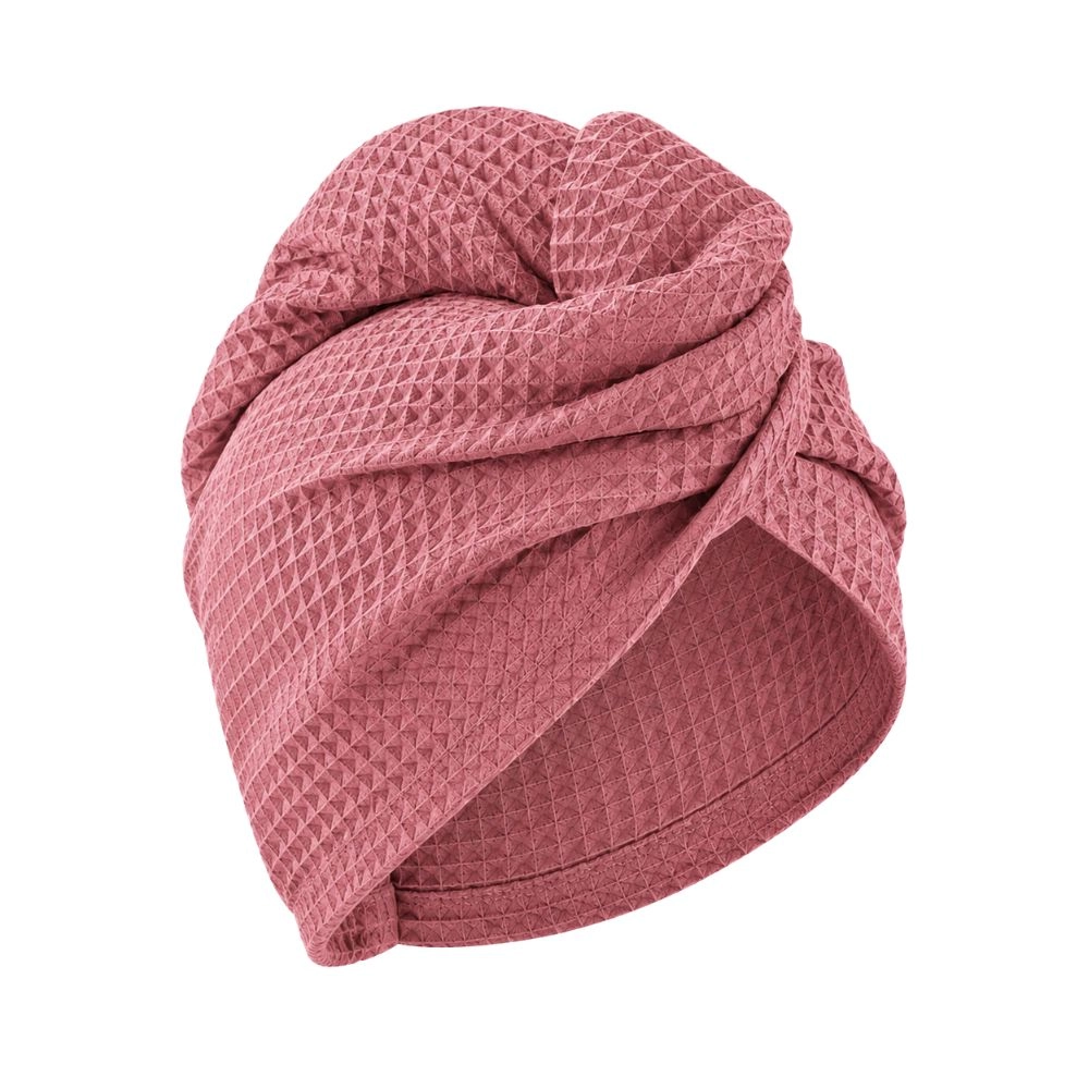 Turban do suszenia włosów 100% bawełna wafelkowa | babo