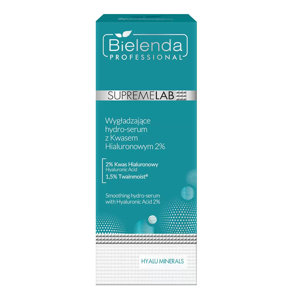 Wygładzające hydro-serum z kwasem hialuronowym 2% Supremelab Hyalu Minerals | Bielenda Professional