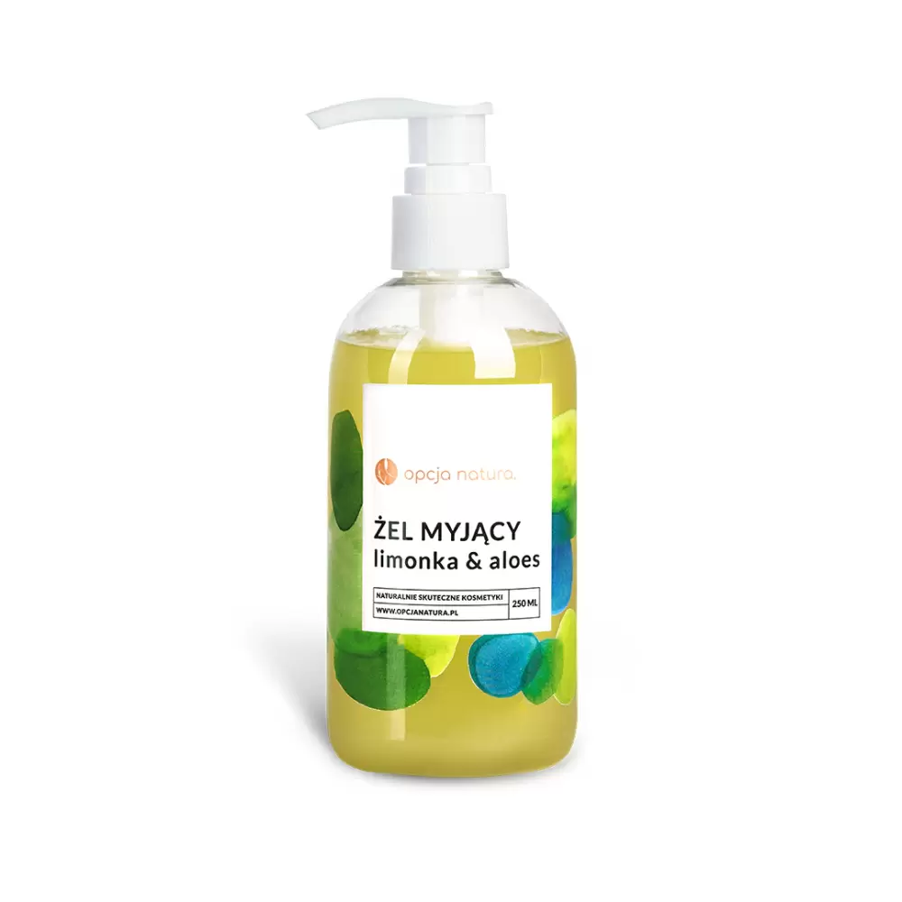 Żel myjący do twarzy i ciała Limonka i Aloes | Opcja Natura