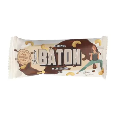 Baton Daktylowy z nerkowcami w czekoladzie | KruKam