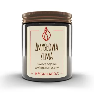 Sojowa świeca zapachowa Zmysłowa Zima | Bosphaera