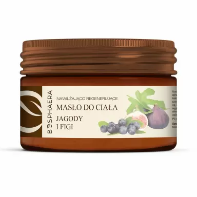 Nawilżająco - regenerujące masło do ciała Jagody i Figi | Bosphaera