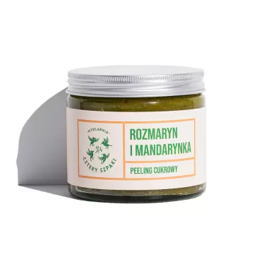 Peeling do ciała Rozmaryn i Mandarynka | Cztery Szpaki