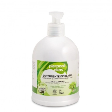 Delikatne mydło w płynie do twarzy i rąk z glicerynowym ekstraktem z pokrzywy 500ml | Pierpaoli - Ekos Personal Care
