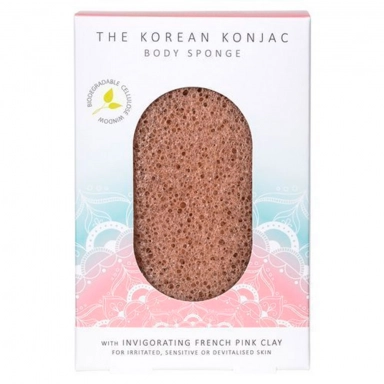 Konjac Company - Gąbka Mandala do ciała z różową glinką | Inni producenci