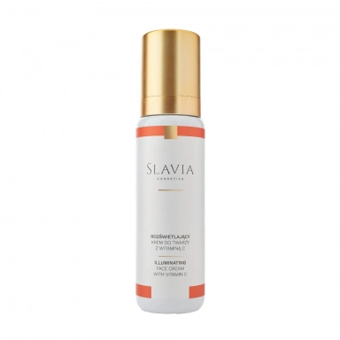 Krem rozświetlający do twarzy z witaminą C | Slavia Cosmetics
