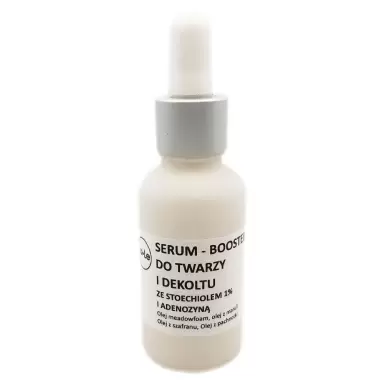 Serum - Booster do twarzy i dekoltu ze stoechiolem 1% i adenozyną 1% | La-Le