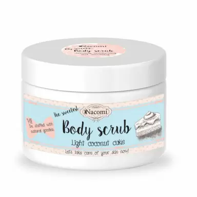 Peeling do ciała - Lekki Kokosowy Tort | Nacomi