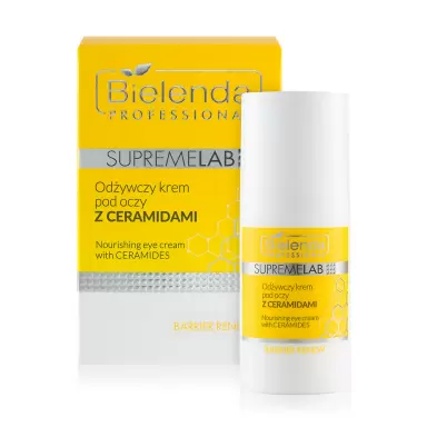 Odżywczy krem pod oczy z ceramidami Supremelab Barrier Renew | Bielenda Professional
