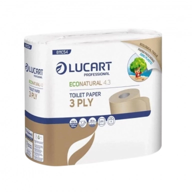 Papier toaletowy trzywarstwowy z celulozy | Lucart Professional