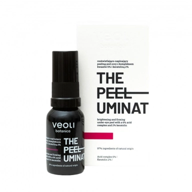 Peeling rozświetlająco - napinający pod oczy The Peeluminator | Veoli Botanica